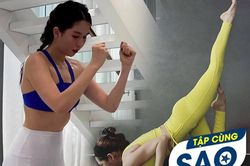 Tập cùng sao: Nghỉ lễ chị em Vbiz vẫn chăm 'cày cuốc', bụng múi rồi vẫn nơm nớp sợ mất