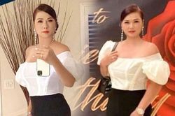 Bà xã cố nghệ sĩ Chí Tài lên đồ lộng lẫy đi dự tiệc, fan sửng sốt vì quá đẹp