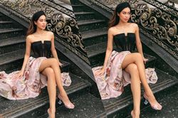 Em chồng Hà Tăng mặc váy sang chảnh, 'đậm mùi' rich kid hàng đầu Việt Nam