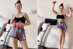 Vy Oanh giảm 17kg sau sinh lần 3