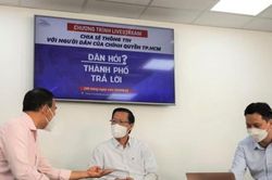 Chủ tịch TPHCM trả lời trực tuyến về nới lỏng giãn cách xã hội