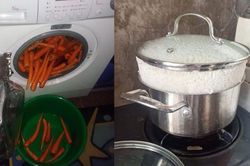 Dở khóc dở cười với các pha 'tai nạn' bếp núc, vừa nhìn đã thấy thảm họa