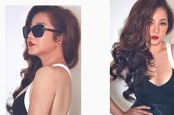 Thúy Nga bất ngờ thay đổi phong cách, diện áo trễ nải khoe vòng 1 'bốc lửa'