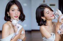 Khả Ngân rạng rỡ sau quãng thời gian trị bệnh