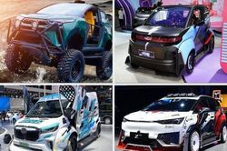 Loạt xe điện độ kỳ lạ nhất tại triển lãm ô tô Thành Đô ở Trung Quốc