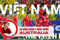 BLV Quang Huy: 'Tuyển Việt Nam cố gắng giành 1 điểm trước Australia'