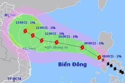 Bão Côn Sơn sẽ vào Biển Đông trong đêm nay, hướng về Vịnh Bắc Bộ