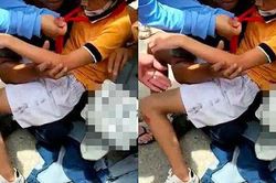 Thót tim giải cứu bé gái bị cuốn vào bánh xe máy: Lời cảnh cáo tới bố mẹ khi cho con mặc áo chống nắng