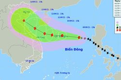 Bão số 5 diễn biến khó lường, đang cách quần đảo Hoàng Sa hơn 500km
