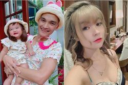 Mạc Văn Khoa mặc váy của vợ để nịnh con gái cười