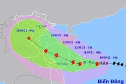 Bão giật cấp 12 hướng vào Bắc miền Trung, nhiều nơi sẽ có mưa lớn