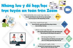 Những lưu ý để họp hoặc học trực tuyến an toàn