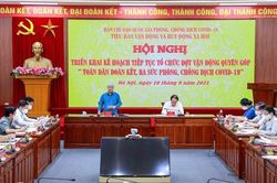 Tiếp tục tổ chức đợt vận động, quyên góp phòng, chống dịch Covid-19