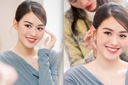 Á hậu Tường San đẹp tựa 'nữ thần' trong hậu trường ảnh cưới chưa từng được hé lộ