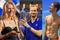 Người vợ là 'bùa may mắn' giúp Daniil Medvedev vô địch US Open 2021