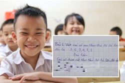 Giải bài toán với yêu cầu viết số từ lớn đến bé, học trò tiểu học đưa ra đáp án khiến dân tình...ngã ngửa