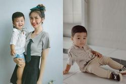 Ăn mừng kỷ lục khủng, Hòa Minzy tung ảnh quý tử điển trai, tạo dáng như siêu mẫu