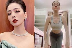 Lệ Quyên đăng clip tập thể dục, kèm lời cảnh cáo: 'Đọc gièm pha ngứa mắt ngứa mồm'