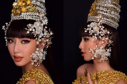 Thùy Tiên gây xôn xao khi nói tiếng Thái kèm tạo hình đậm chất gái Thái giống MV mới của Lisa