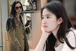 Không còn 'rơi' nọng cằm, Lưu Diệc Phi trong ảnh chụp lén mới nhất đầy khí chất