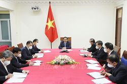 Thủ tướng Chính phủ Phạm Minh Chính điện đàm với Thủ tướng Áo Sebastian Kurz