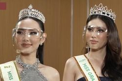 Thùy Tiên khoe dáng sexy, 'bắn' tiếng Thái trong buổi nhận sash Miss Grand Vietnam 2021