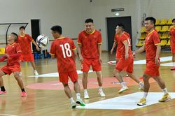 Bóng đá Việt Nam hôm nay: Futsal Việt Nam đấu CH Séc (20h00, 19/9)