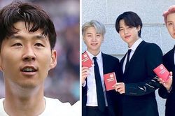 Son Heung Min: 'Tôi là fan bự của BTS, họ là những người hùng của dân tộc'