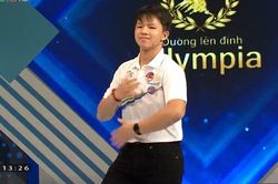 Nam sinh nhảy ấn tượng trong chương trình Đường lên đỉnh Olympia