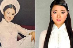 Hoa hậu Nguyễn Thị Huyền khoe ảnh áo dài xinh đẹp năm 18 tuổi