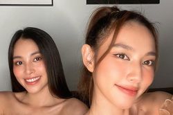 Hoa hậu Tiểu Vy và Thùy Tiên đọ mặt mộc đẹp bất phân thắng bại: Ai mới là best face?