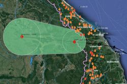 Bão số 6 suy yếu, miền Trung mưa lớn