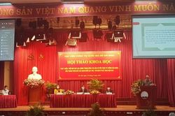 Hội thảo khoa học 'Phát triển, phối hợp lực lượng trong công tác bảo vệ nền tảng tư tưởng của Đảng'