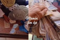 Xúc động cảnh mẹ đếm từng đồng lẻ trước cửa tiệm để mua điện thoại cho con