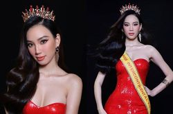 Vừa nhận sash từ Thúy An, Ái Nhi bật khóc, mong bố mẹ ủng hộ đi thi quốc tế