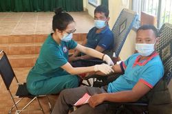 Đồng bào DTTS Lạc Dương tình nguyện hiến 75 đơn vị máu