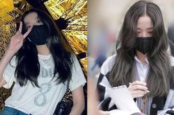 Vừa mới đặt chân tới Pháp, Jisoo (BLACKPINK) đã cấp tốc nhuộm luôn màu tóc mới?