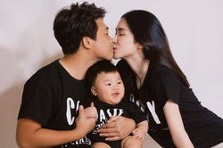 Hòa Minzy khoe bụng rạn sau sinh 'quý tử' cho chồng đại gia