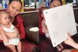 Con gái Võ Hạ Trâm mới 2 tháng tuổi đã được mẹ dạy cho làm điều này