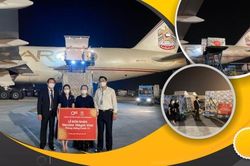 Lô vaccine Hayat-Vax phòng Covid-19 đầu tiên do UAE sản xuất đã về đến Việt Nam