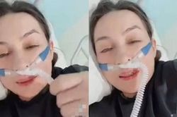 Hình ảnh Phi Nhung đeo ống thở lạc quan ca hát gây xúc động