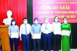 Hội Nhà báo tỉnh Tuyên Quang và hành trình 10 năm 'kết nối toàn dân xây dựng nông thôn mới'