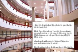 Xôn xao clip GV ĐH Kinh tế Quốc dân nghi nâng điểm cho SV 'chạy' vào lớp chất lượng cao