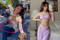 Chi Pu bị soi bụng to bất thường sau tin đồn sang Mỹ cùng bạn trai