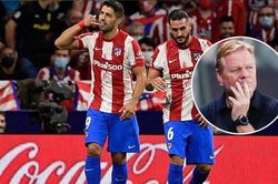 Luis Suarez 'đá đểu' HLV Koeman sau khi ghi bàn vào lưới Barca?