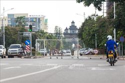 Lào duy trì nhiều biện pháp phòng dịch COVID-19 nghiêm ngặt tại thủ đô Viêng Chăn