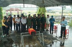 Liệt sĩ Trịnh Văn Hòa an táng tại Nghĩa trang Liệt sĩ Quốc gia Trường Sơn