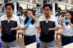 Có hành động lạ trong nhà máy găng tay, 'bà trùm Đại Nam' khiến dân mạng bật cười: 'Bảo sao mà trẻ lâu'