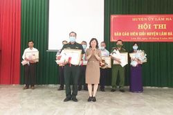 Hội thi Báo cáo viên giỏi huyện Lâm Hà năm 2021