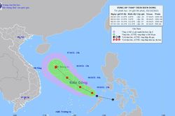 Vùng áp thấp có khả năng mạnh lên thành bão trong ngày 7-10